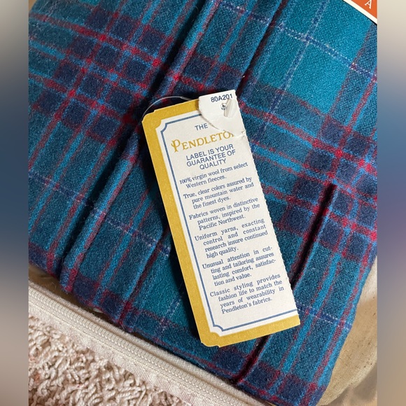 Pendleton Men's Plaid Shirt - Blue and Green - Picture 7 of 7